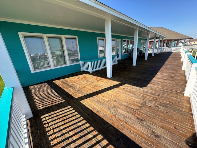 view of deck