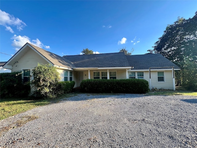 view of ranch-style house