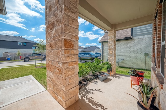 3423 Hackberry Tree Ln, Katy, TX 77449 - view of patio with a residential view