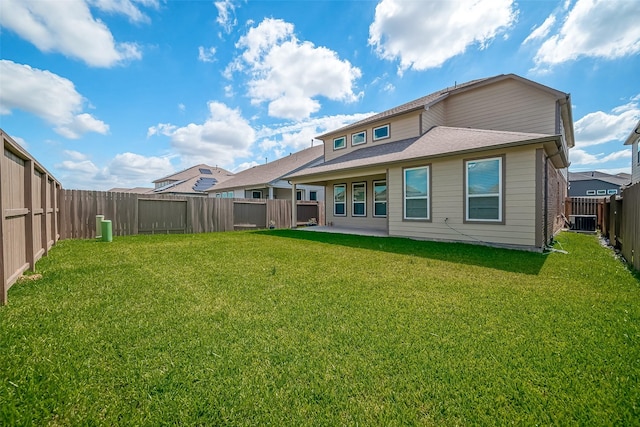 3423 Hackberry Tree Ln, Katy, TX 77449 - rear view of house featuring central AC unit