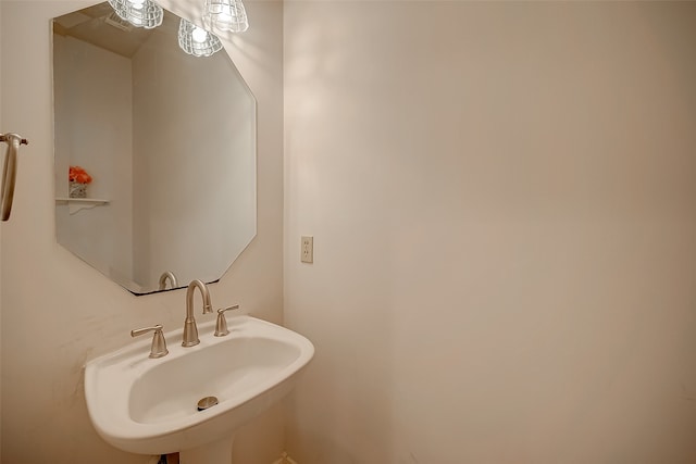 bathroom with sink