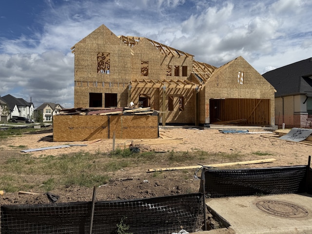 view of rear view of property