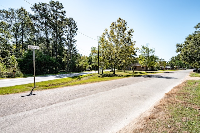 view of road