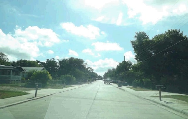 view of road