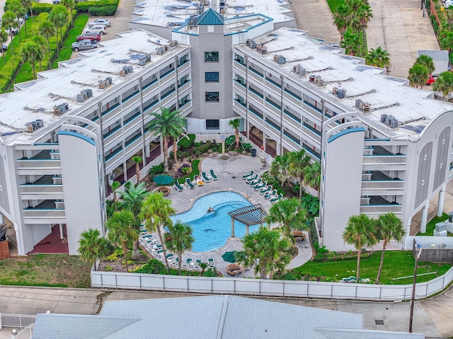 6102 Seawall Blvd Unit 294, Galveston, TX 77551 - drone / aerial view of a pool