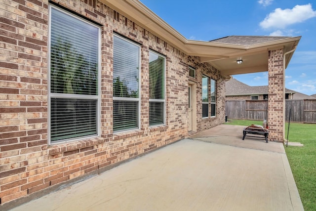 view of patio