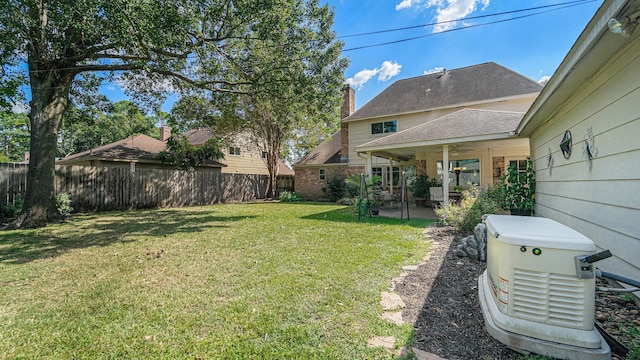 view of yard featuring a patio area