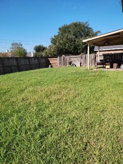 view of yard