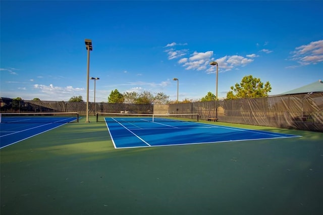 view of sport court