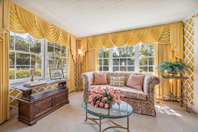 sunroom / solarium featuring a wealth of natural light