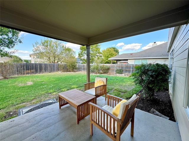 view of patio