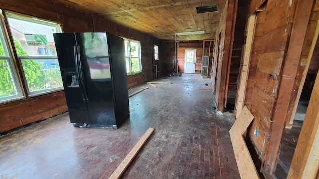 misc room featuring wood ceiling