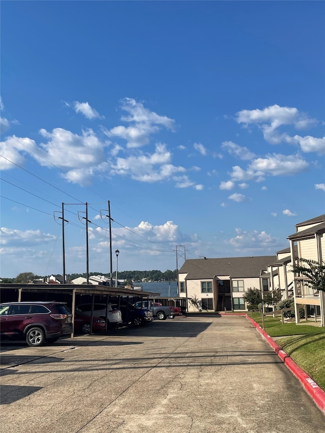 view of vehicle parking