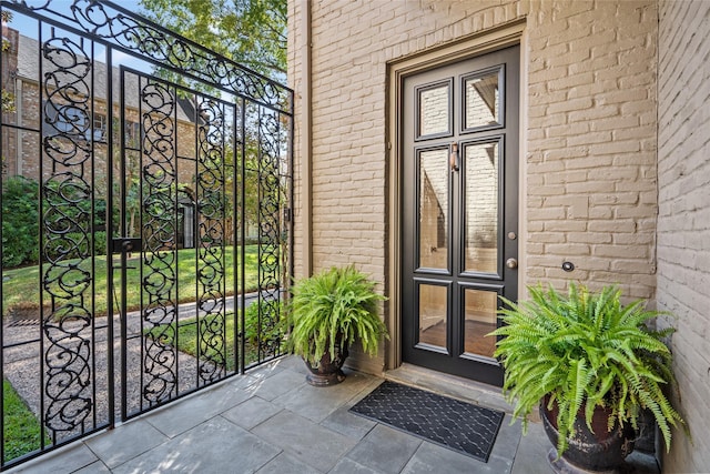 view of entrance to property