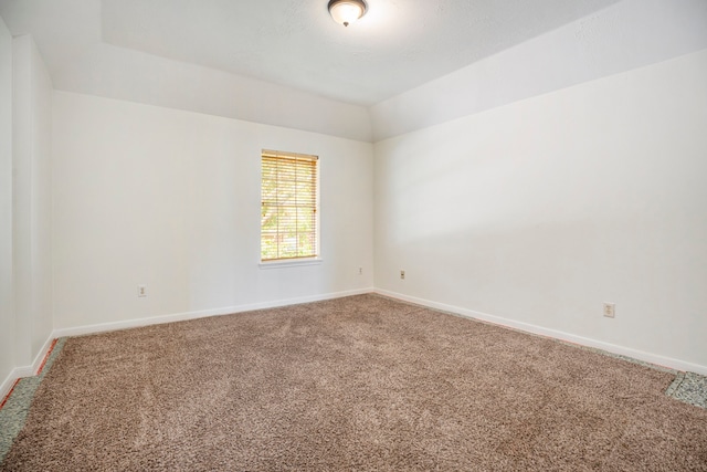 empty room featuring carpet floors