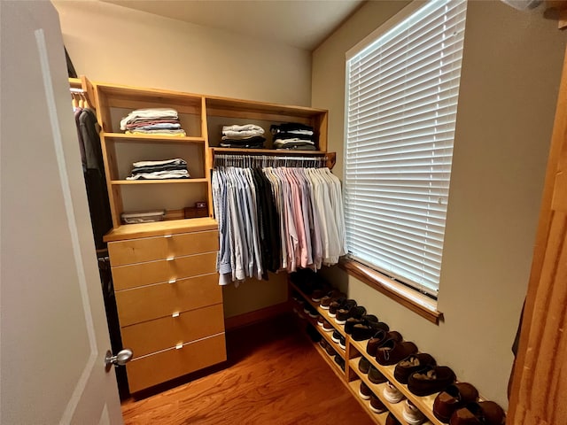 view of closet