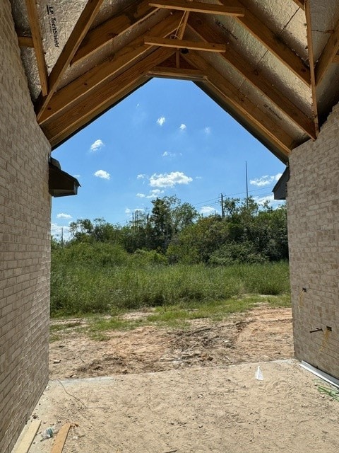 view of yard with a gazebo