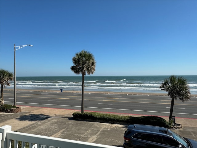 water view with a beach view