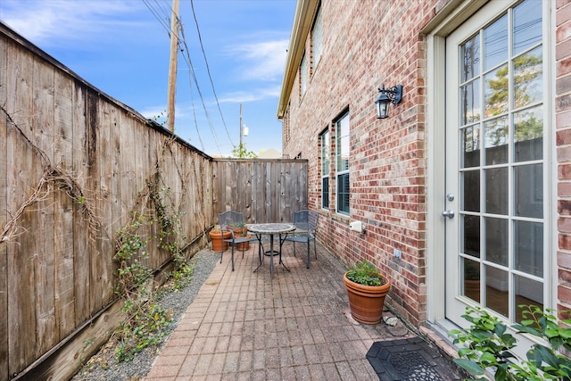 view of patio