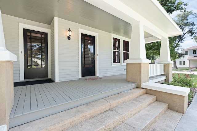 603 Hardeman St, Sealy, TX 77474 - entrance to property with covered porch