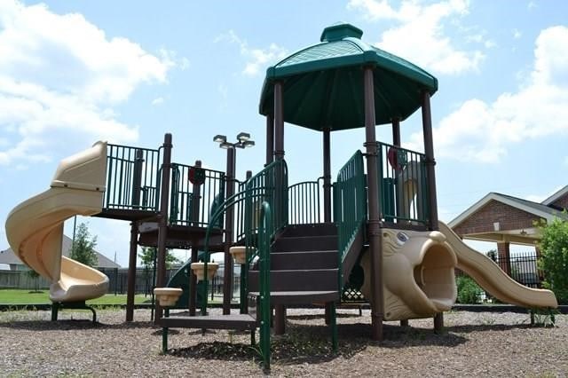 view of jungle gym