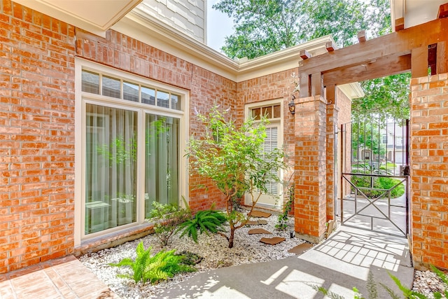 view of entrance to property