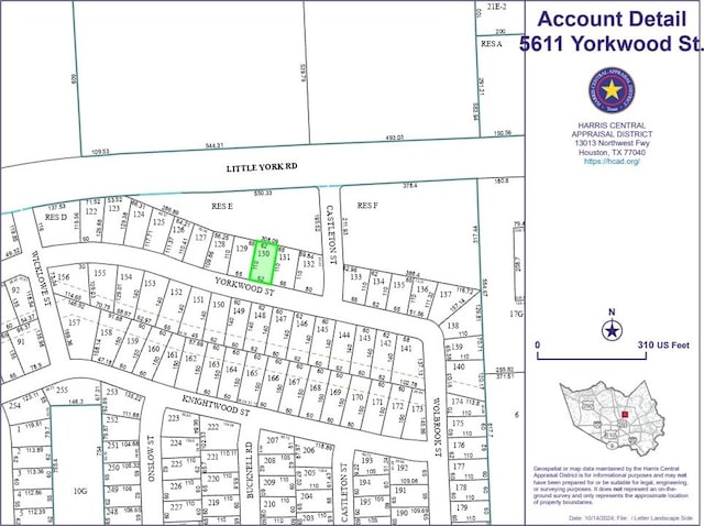 5611 Yorkwood St, Houston TX, 77016 land for sale