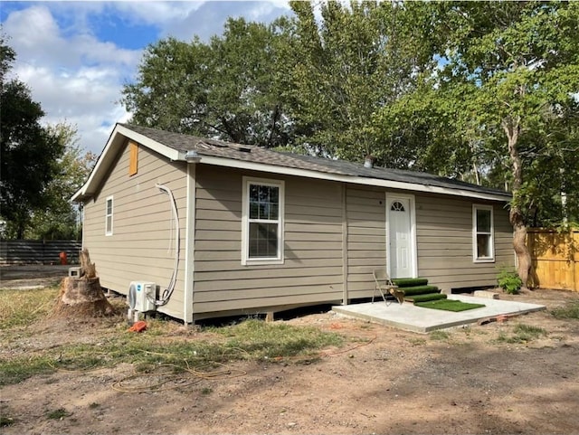 view of back of property