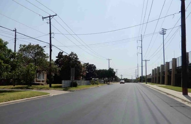 view of road