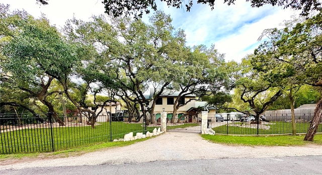 surrounding community featuring a lawn