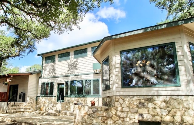 view of rear view of property