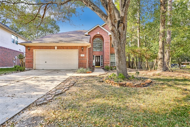 front of property featuring a garage