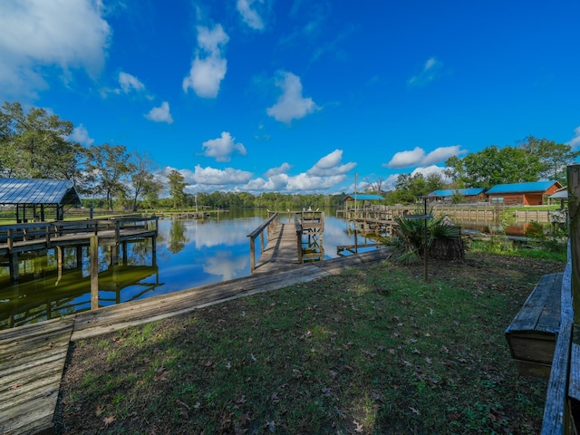 96 N Lakeside Dr, Huntsville, TX 77320 - dock area featuring a water view