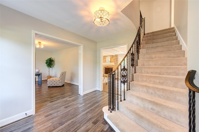 interior space featuring hardwood / wood-style flooring