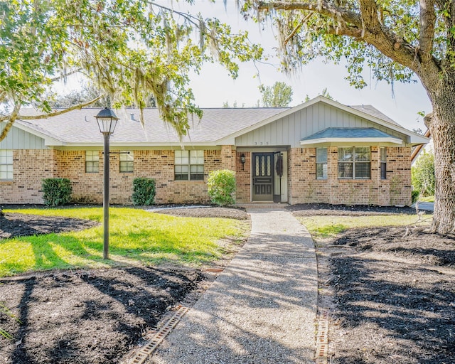 view of ranch-style house