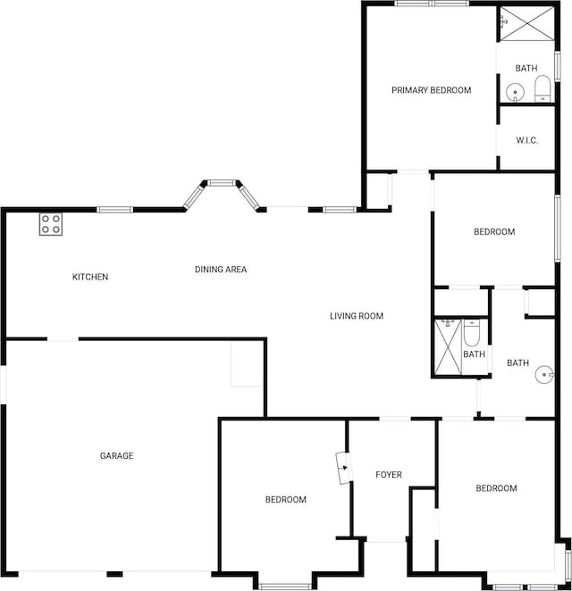 602 Meadowglen Dr, Baytown, TX 77521 - floor plan