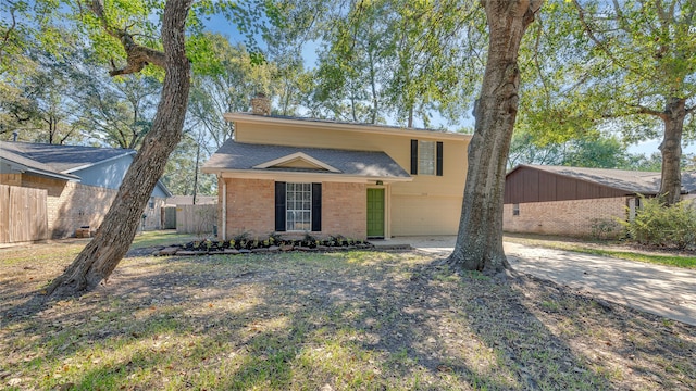 view of front of property