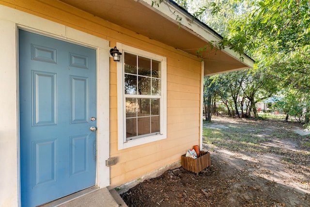 view of entrance to property