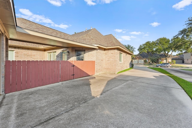 view of property exterior