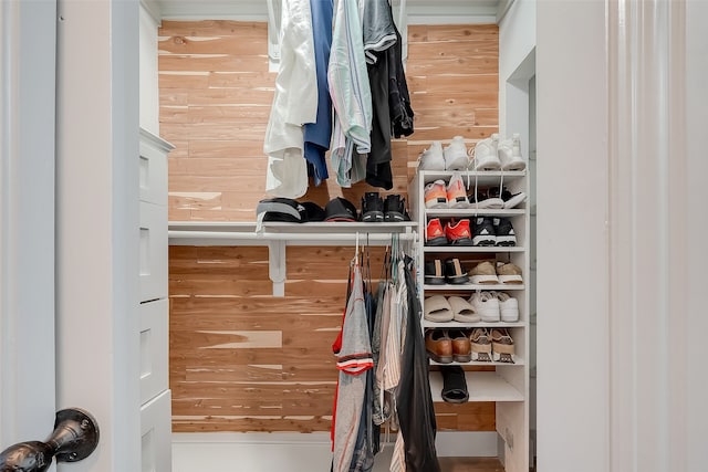 view of closet