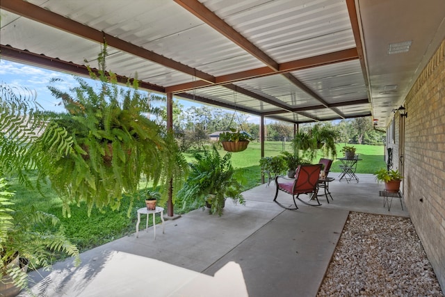 view of patio