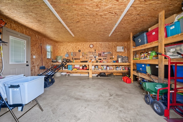 view of storage room