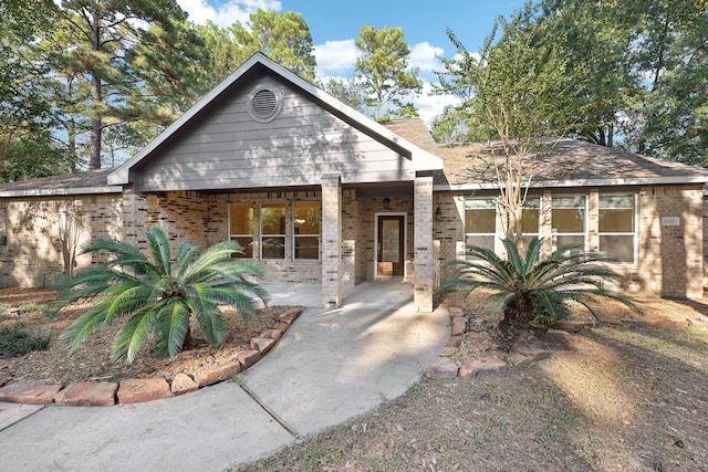 view of front of home