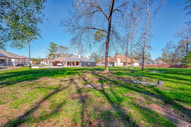 view of yard