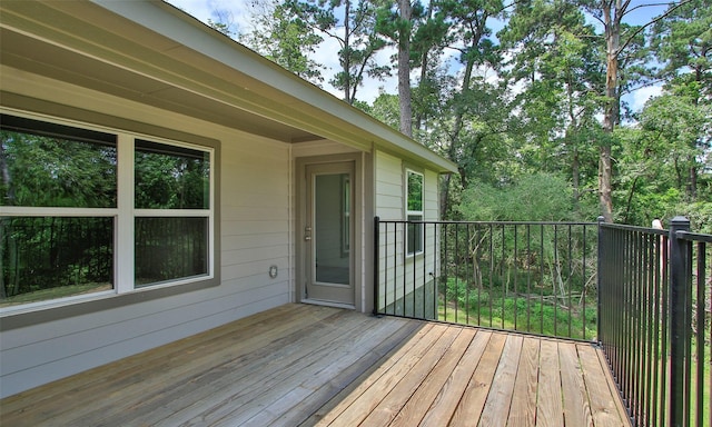12135 Mustang Ave, Willis, TX 77378 - view of wooden deck