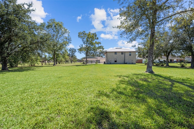 view of yard featuring a gazebo