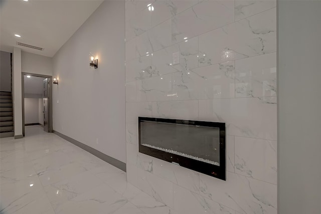 2322 Tuam, Houston, TX 77004 - detailed view of a premium fireplace and baseboards
