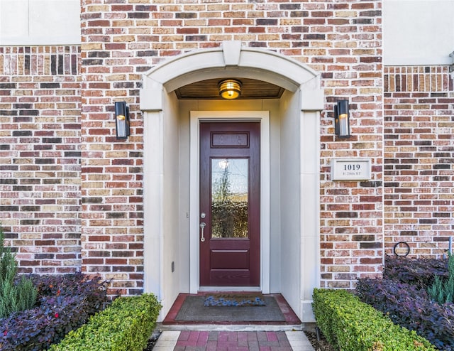 view of entrance to property