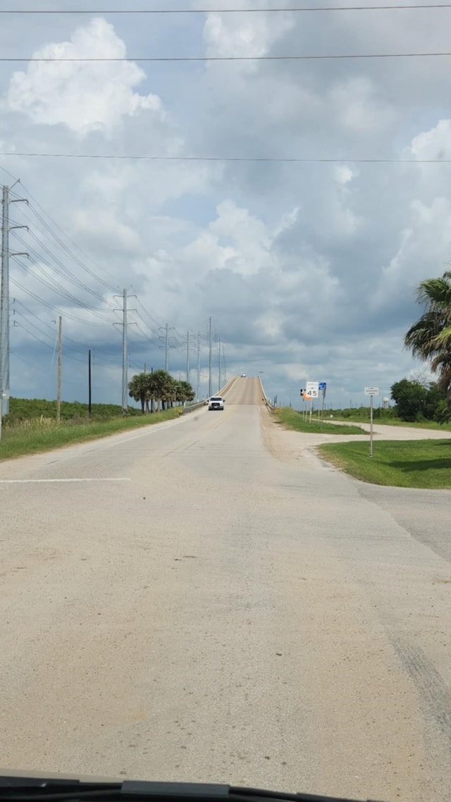 view of road