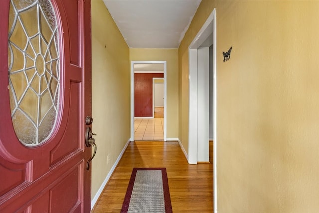 interior space featuring hardwood / wood-style flooring